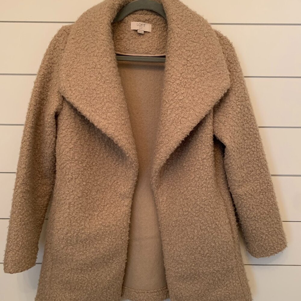 Brown Boucle Loft Winter Coat- XXS